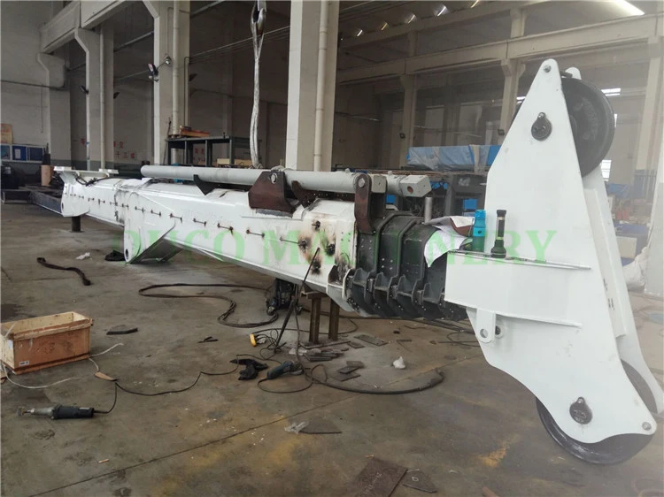 Telescopic Boom Slewing Deck Crane Safety Main Lifting Motor with Thermal Protection