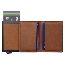 Aluminum Wallets for Men: Leather Card Holders, Slim Bifold Designs, Customizable Options