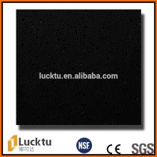 pure black artificial quartz slab