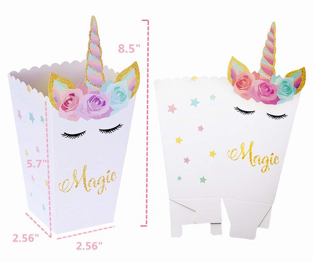 12 Unicorn Party Favor Boxes Set 3 12 Unicorn Party Favor Boxes Set 3