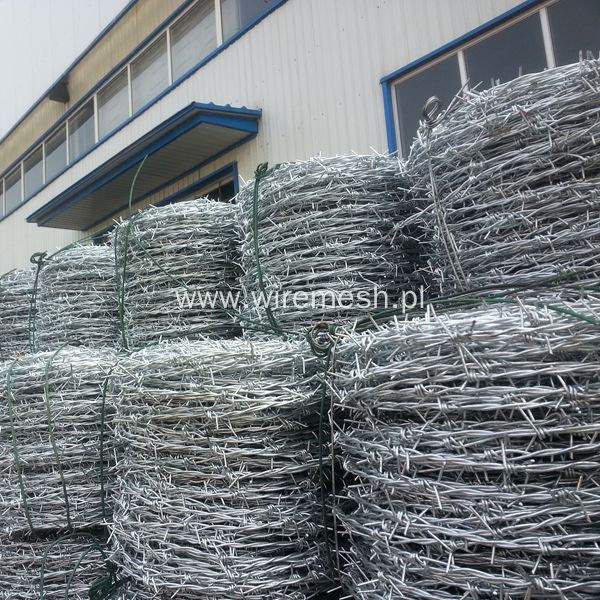 PVC coated  barbed wire sale