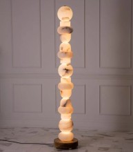 Spanish Marble Stand Lamp - Modern Alabaster Floor Lamp