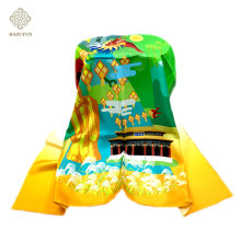 Design Digital Printed Square Silk Scarf Products