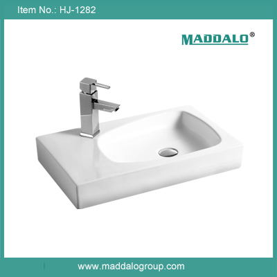 Ceramic Sanitary Ware Sink, Porcelain Countertop Sink (HJ-1282)