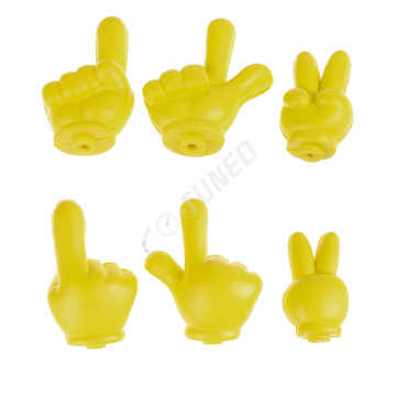 Cute Universal Finger Shape Car Antenna Topper for Auto Exterior Accessories