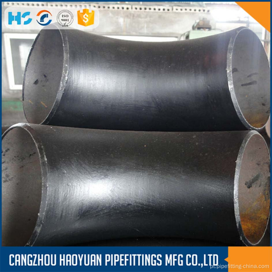 Sch40 90 graus de aço carbono Butt Welded Elbow