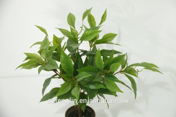 Factory direct Artificial plastic leafs for home decoration