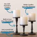 Metal Candle Holders for Pillar Candles