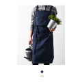 Nordic custom LOGO denim sleeveless neck apron