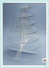 many tiers acrylic cake stand,round acrylic cake display