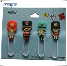promotion gift items for children- 3d pvc cartoon paper clip