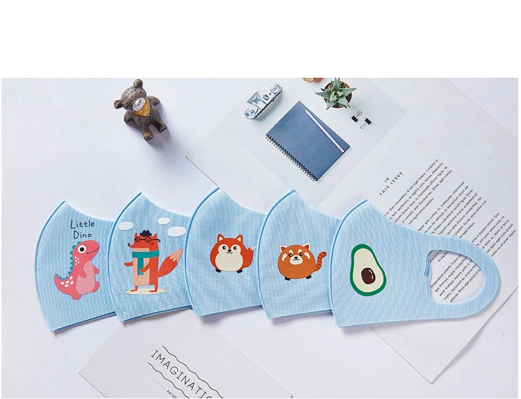 Wholesale Hot Saled Kids Anti-Dust Fashion Printed Cartoon Face Mask