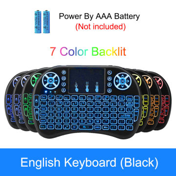 Smart TV Backlit USB Mini Wireless Keyboard