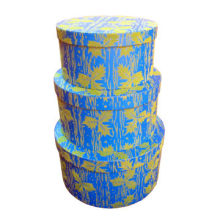 Fabric Boxes with Flocking Fabric Outside, Printing Paper Inside