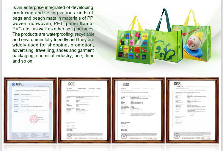 Pictures Printing Non Woven Shopping Bag