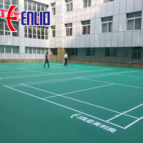 Tikar Gulungan PVC untuk Lapangan Bulu Tangkis dengan BWF