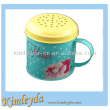 decal transfer metal flour shaker