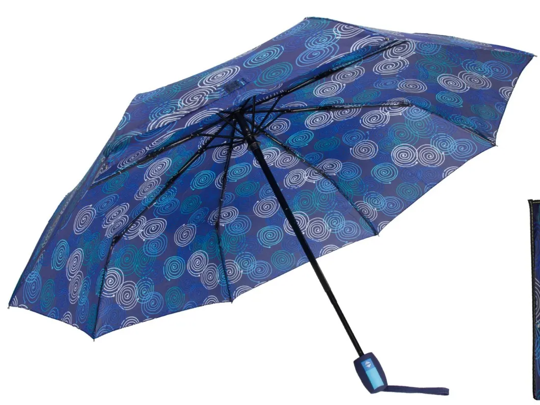 Auto Open&Close with Folding Printing Umbrellas