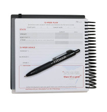 Eco Spiral Notebook: Custom Workout Log Book & Fitness Planner