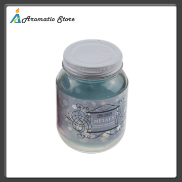 Wholesale scented glass cup candle with lid