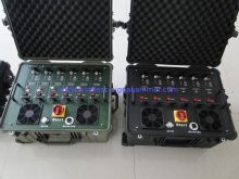 Custom Adjustable Tg-vip Soo Portable, Shockproof Radio Signal Jammer For Vip Convoy Protection