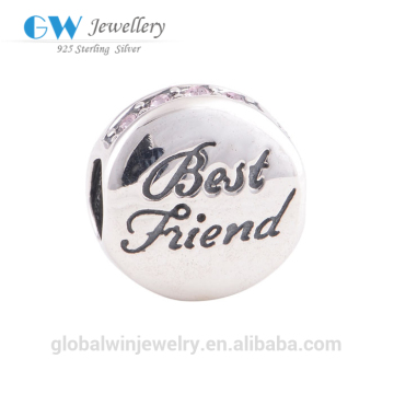 925 Sterling Silver Best Friend Charm