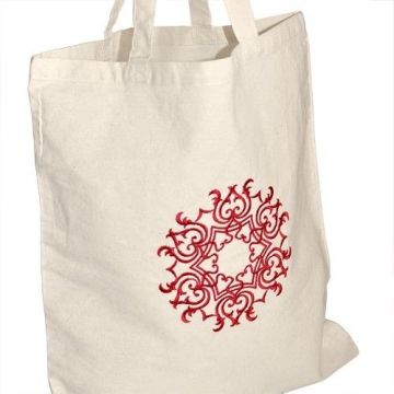 Eco Friendly Embroidered Tote Bags For Bridesmaids , Reusable Shopping Bags