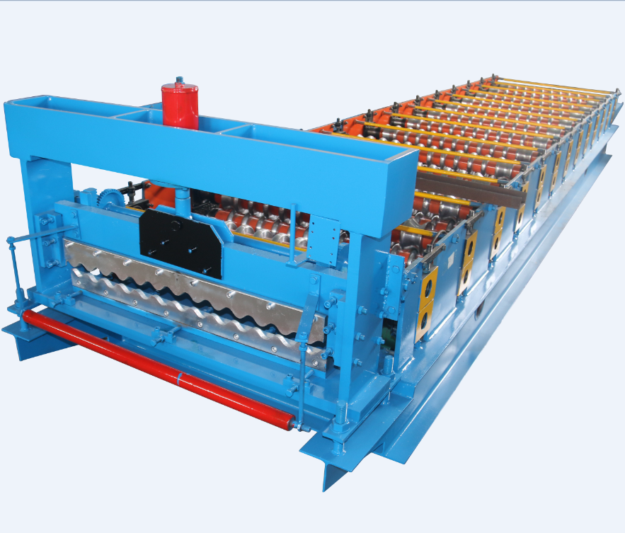 Corrugated Galvanized Steel Sheet Roll Forming Machine For Sale