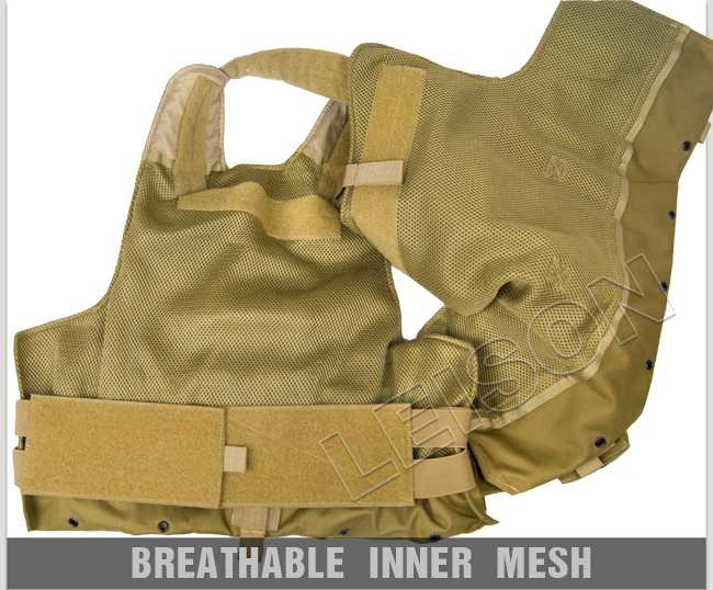 Light weight 1000D Cordura Bulletproof Vest with quick release system flame retardant and waterproof