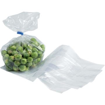 Concevez les sacs hygiéniques en plastique 100% vierges transparents transparents de polyéthylène de la catégorie comestible