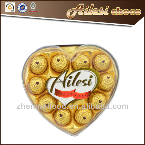 10 PCS compound Chocolate Tuffles packing in gift box candy good tasty