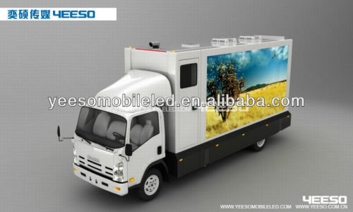 mobile led van for outdoor advertising, mobile digi van with camera