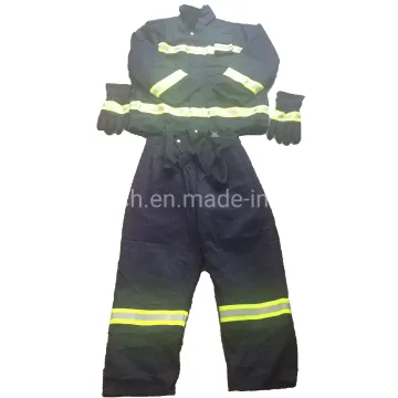 Marine Firefighting Fireman Protective Safety Apparels Flame Retardant Fire Fighting Clothing