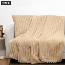 Elegant Reversible Micro Plush Sherpa Throw Blanket