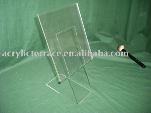 Clear Lucite Price List Holder