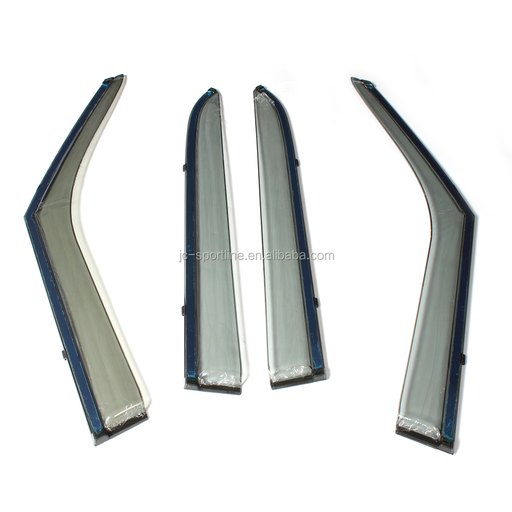 PC Injection Mould Visor Rain Guards Wind Deflector for HYUNDAI IX25 2014 4pcs/set