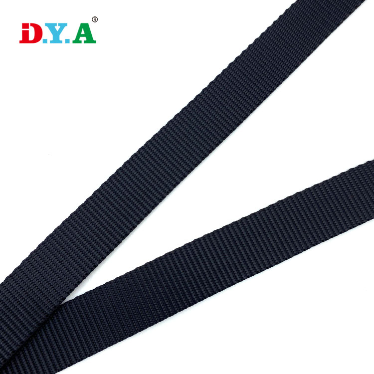 Factory Wholesale webbing strap heavy nylon webbing 25mm black nylon webbing custom