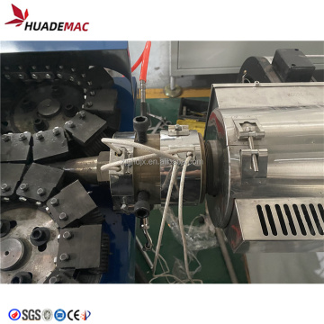 PE PVC gegolfde buis buis making machine;