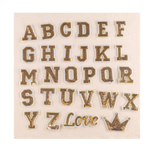 Trendy Alphabet Sequin Patches - Iron-on Letters for Bags & Clothing