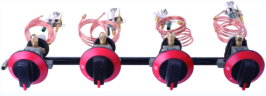 gas heater valve with thermocouple and knob pilot burner control safety valve