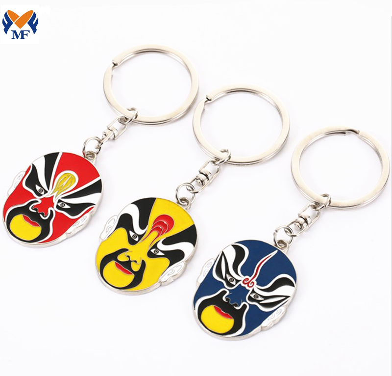 Wholesale Custom Metal Enamel Keychain