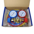 CT-536A ทองเหลือง Manifold Gauge ชุดระบบทำความเย็น HVAC อัตโนมัติเครื่องปรับอากาศ AC ชาร์จ Manifold HVAC Manifold Gauge