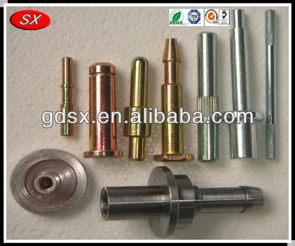 China Dongguan precise half round threaded brass custom nut,custom screw nut