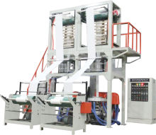 Automatic Plastic Film Extruder Machine for T-shirt Bag Double Die Head