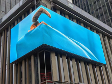 Right angle type Naked Eye 3D LED Display