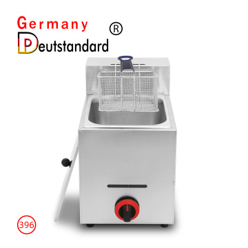 Restaurante Gas Single Deep Fryer con 6L