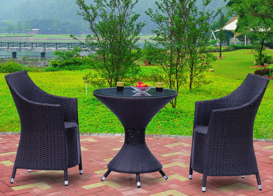 Stacking Rocket Design 4 Chairs One Table Outdoor Cafe Garden Furniture Bistro Set