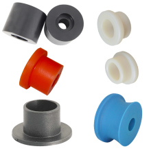 Customized Unthreaded Plastic Spacers: Tube Spacer Cylindrical PEEK PTFE Nylon White Black