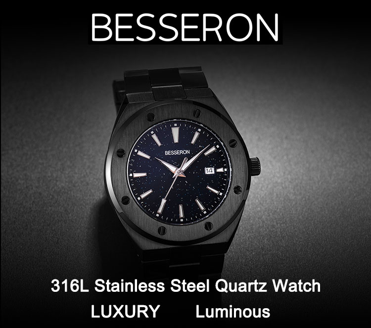 Luminous Watches Custom Design Luxury Case Custom Logo Small Order Stainless Steel Watches