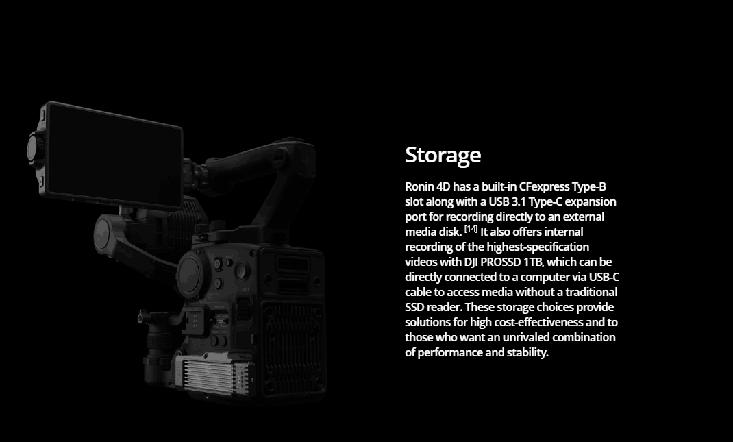DJI Ronin 4D-6K DJI Ronin 4D-8K Wireless Transmission 4-Axis Stabilization LiDAR Focusing Full-Frame Gimbal Camera